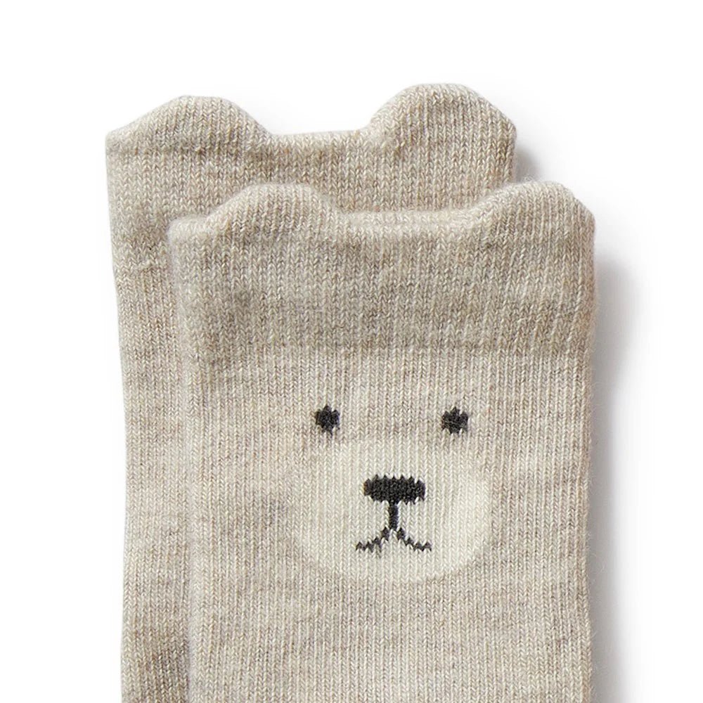 Girls Organic 4 Pack Baby Socks - Aster & Ruby