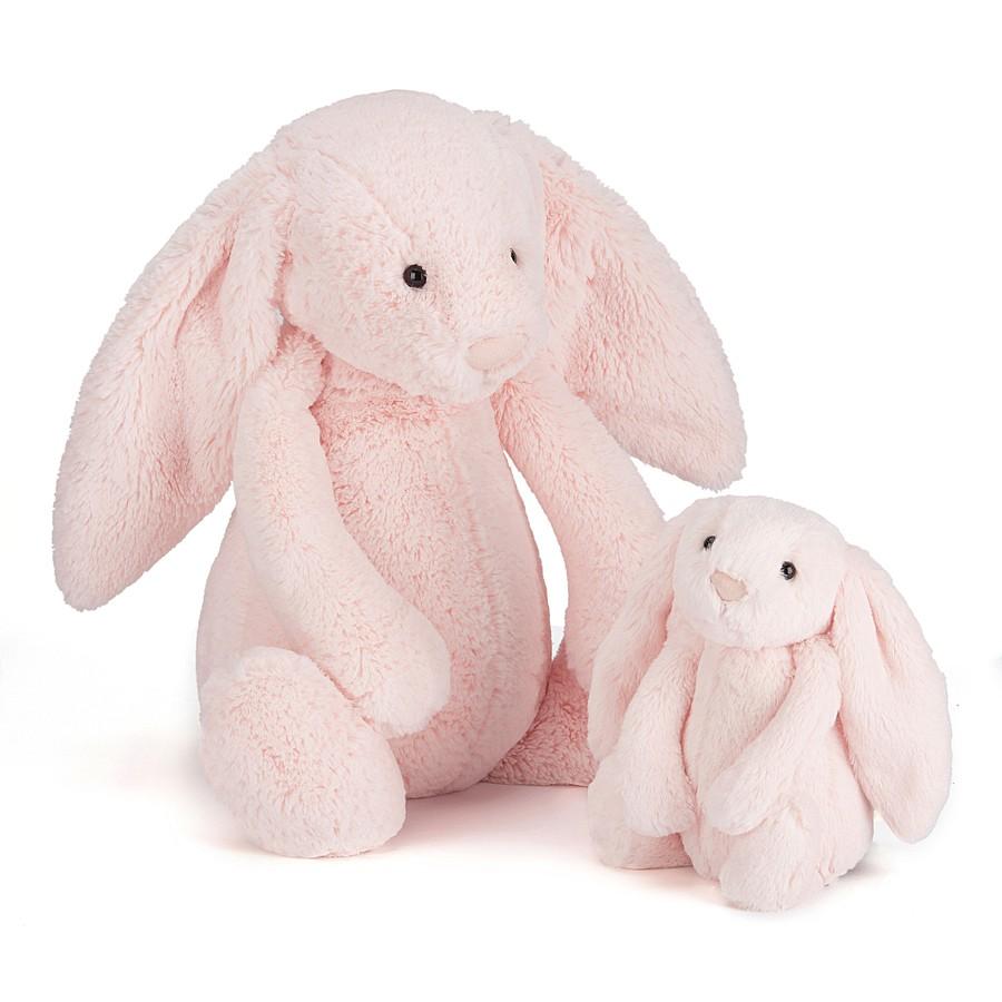Jellycat Pink Bashful Bunny-Aster & Ruby