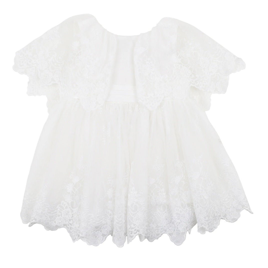 Bebe Cape Sleeve Dress - Aster & Ruby