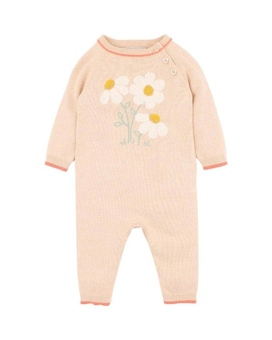 Botanica Flowers Knitted Romper - Aster & Ruby