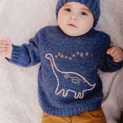 Issac Dinosaur Jumper - Aster & Ruby