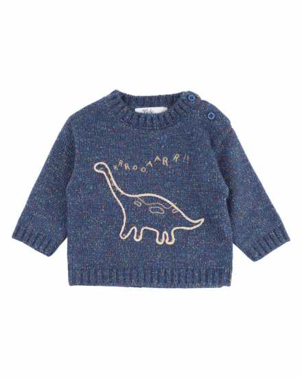 Issac Dinosaur Jumper - Aster & Ruby
