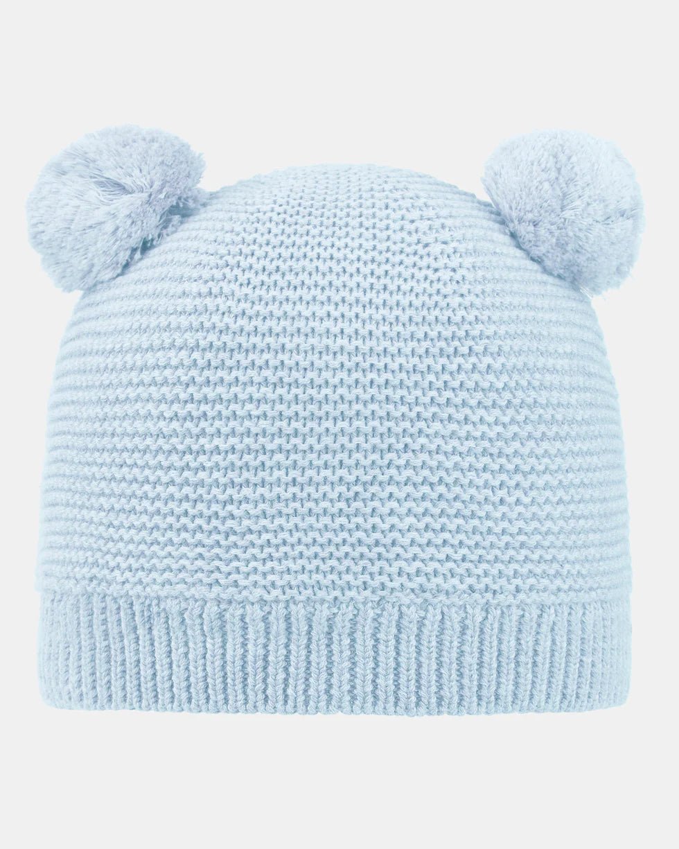 Organic Beanie Snowy Bluebird - Aster & Ruby