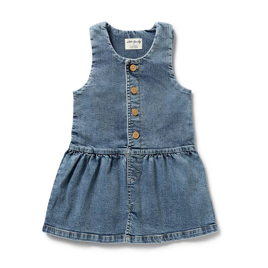 Organic Denim Dress - Aster & Ruby