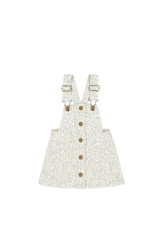 Vintage Overall Dress - Elodie Whisper White - Aster & Ruby